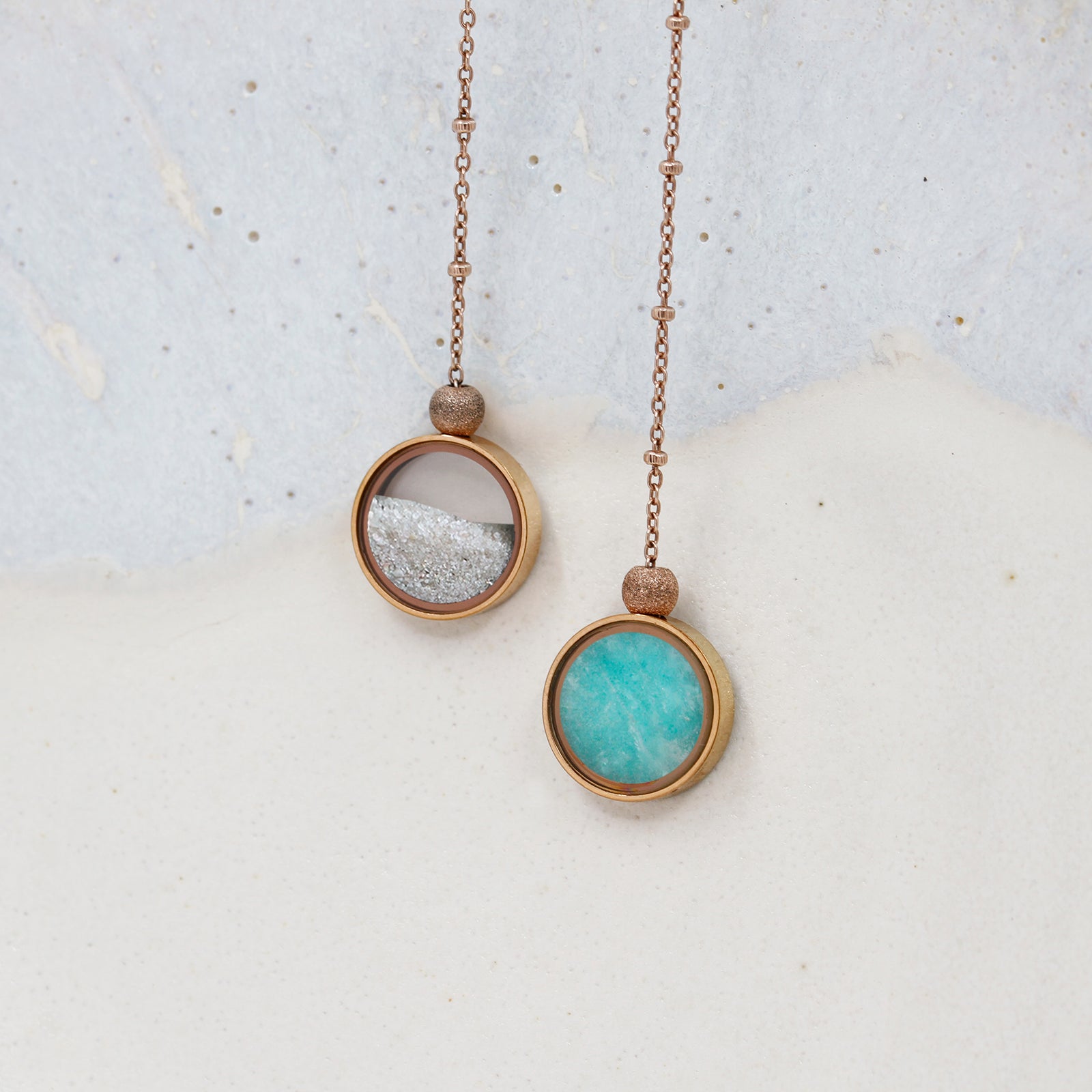 White online sand jewelry