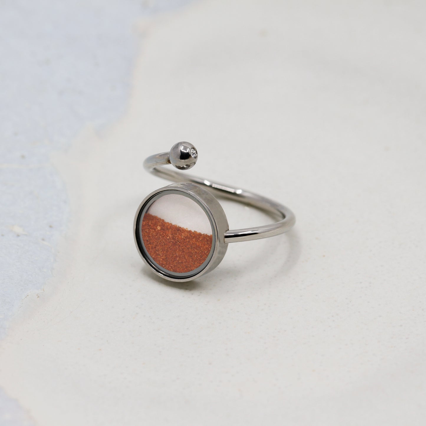 Red Desert Sand Adjustable Ring