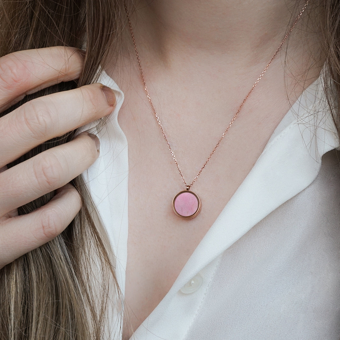 Collier en Rhodonite Australienne