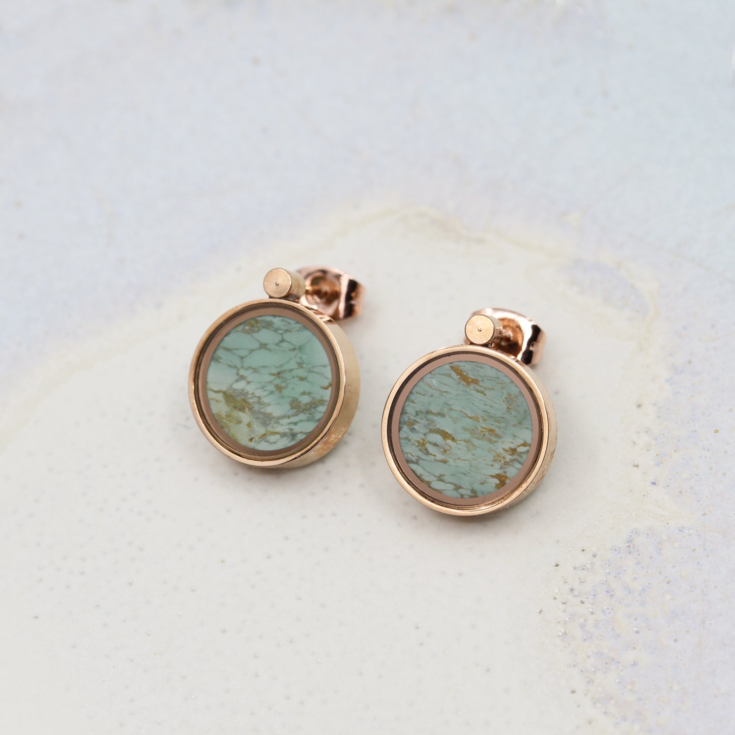 Boucles d'oreilles en Variscite Australienne