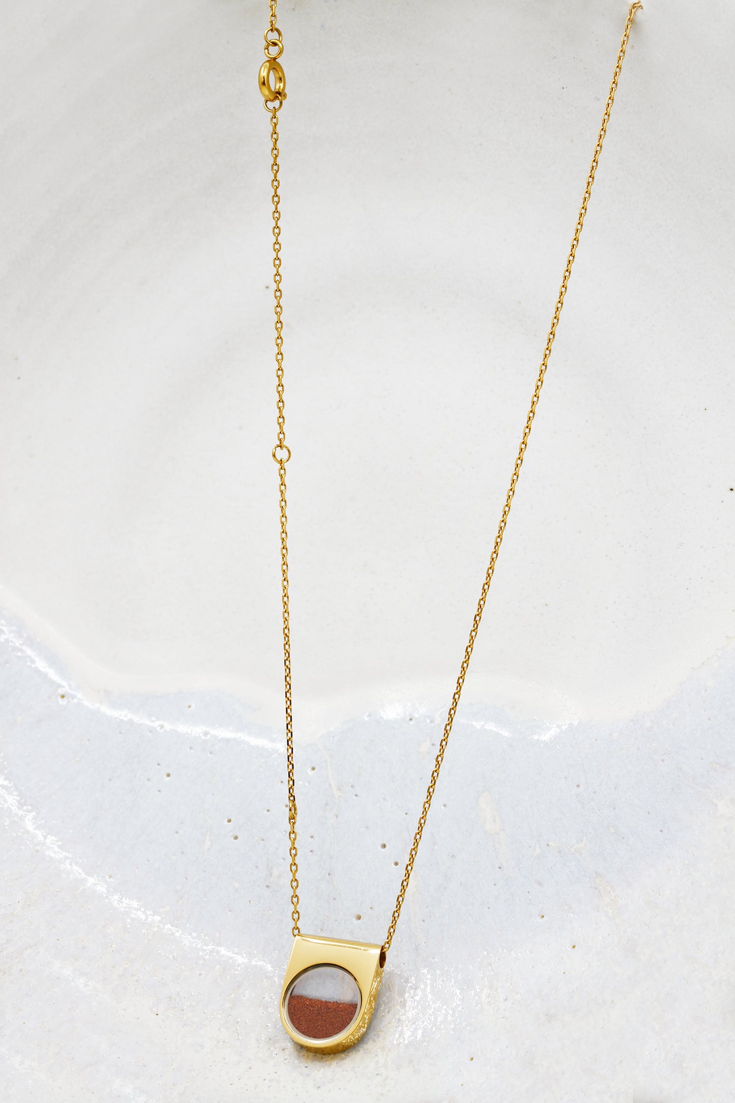 Red Desert Sand Necklace | OJ Collection