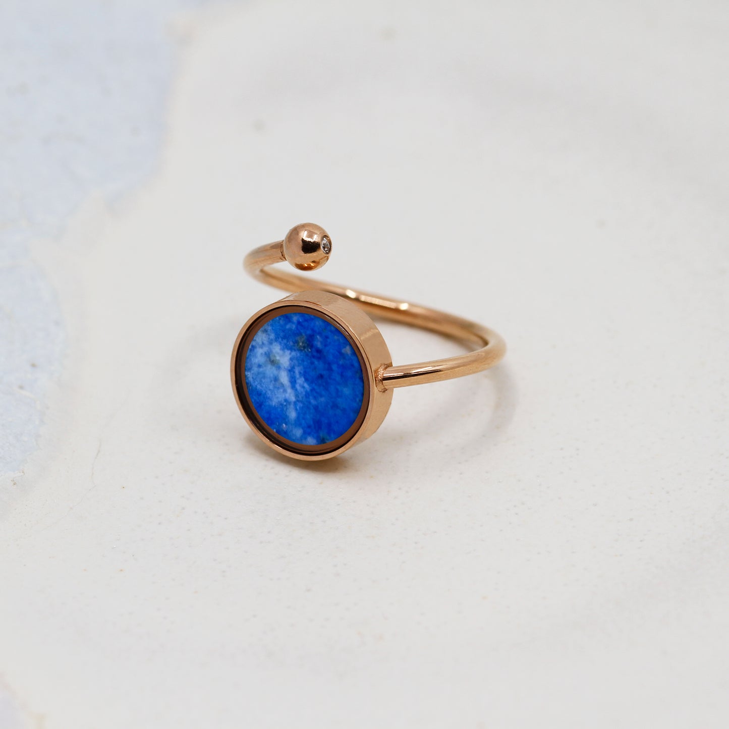 Lapis Lazuli Adjustable Ring