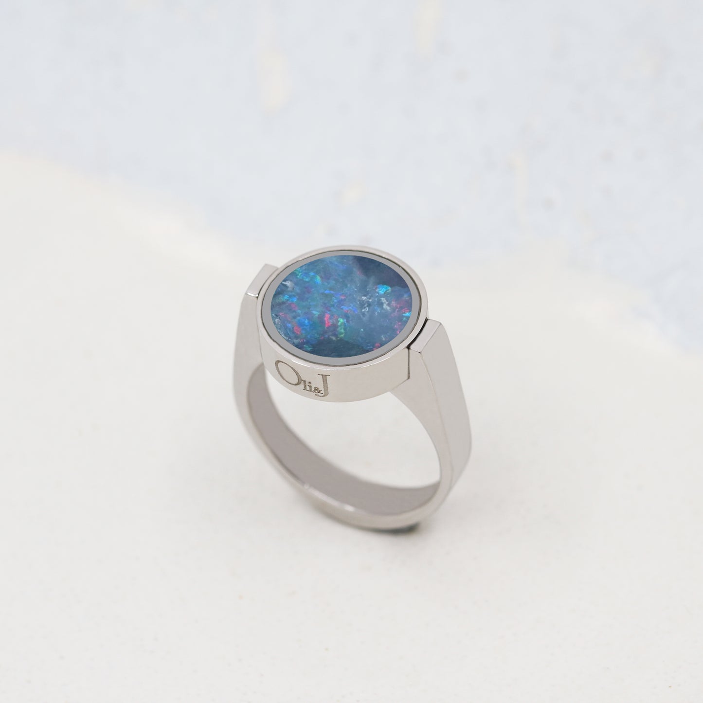 Australian Opal Unisex Ring