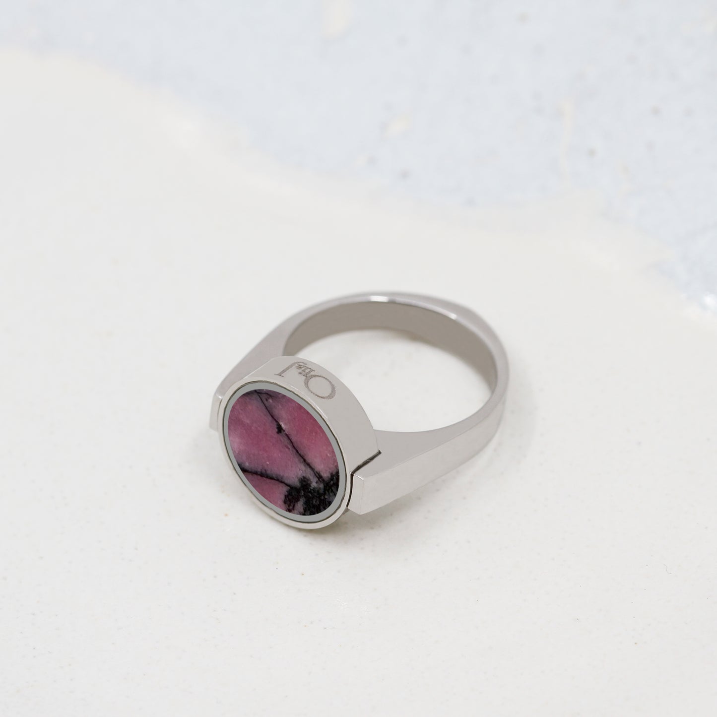 Australian Rhodonite Unisex Ring