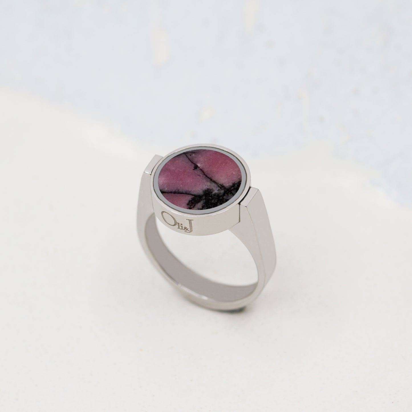 Australian Rhodonite Unisex Ring