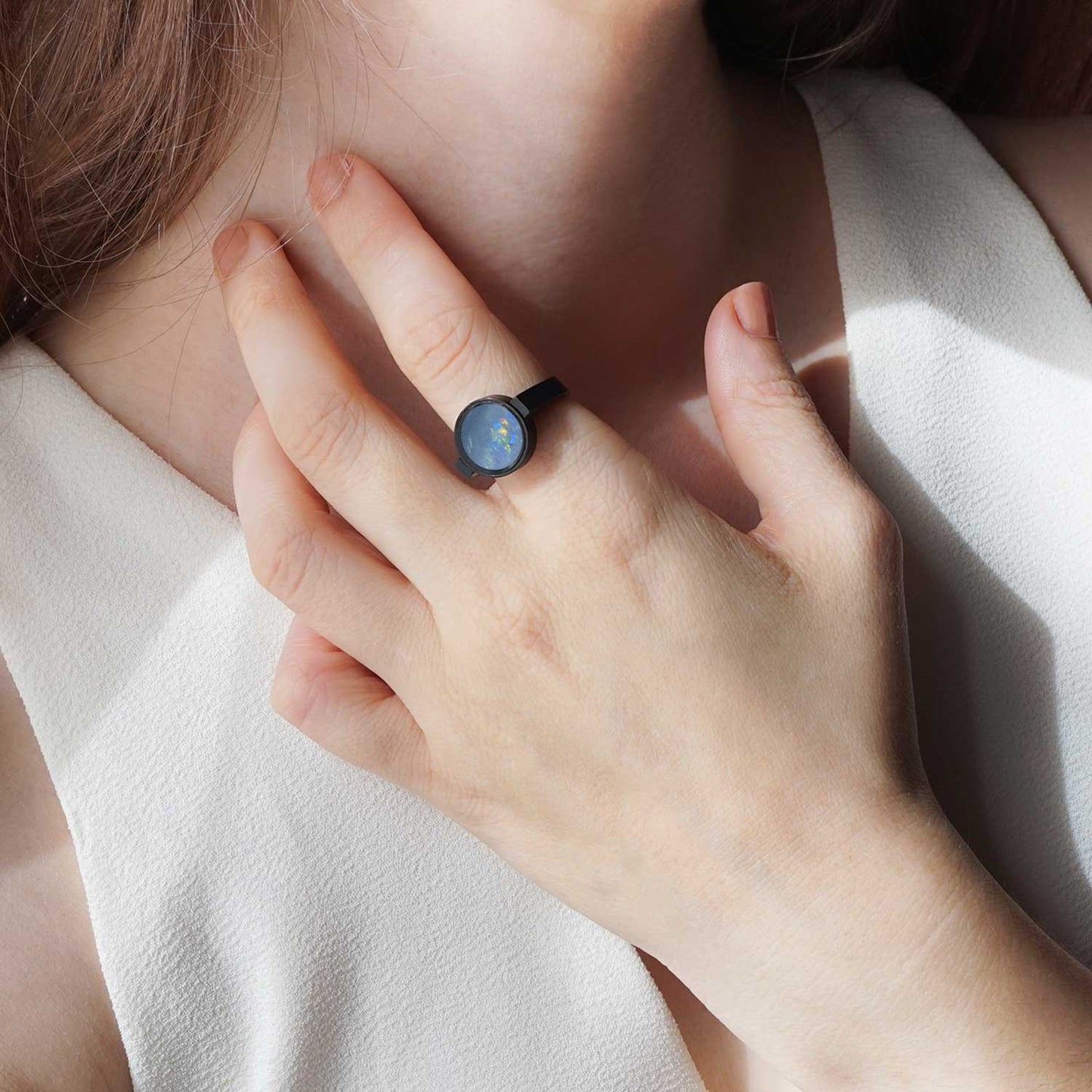 Australian Opal Unisex Ring