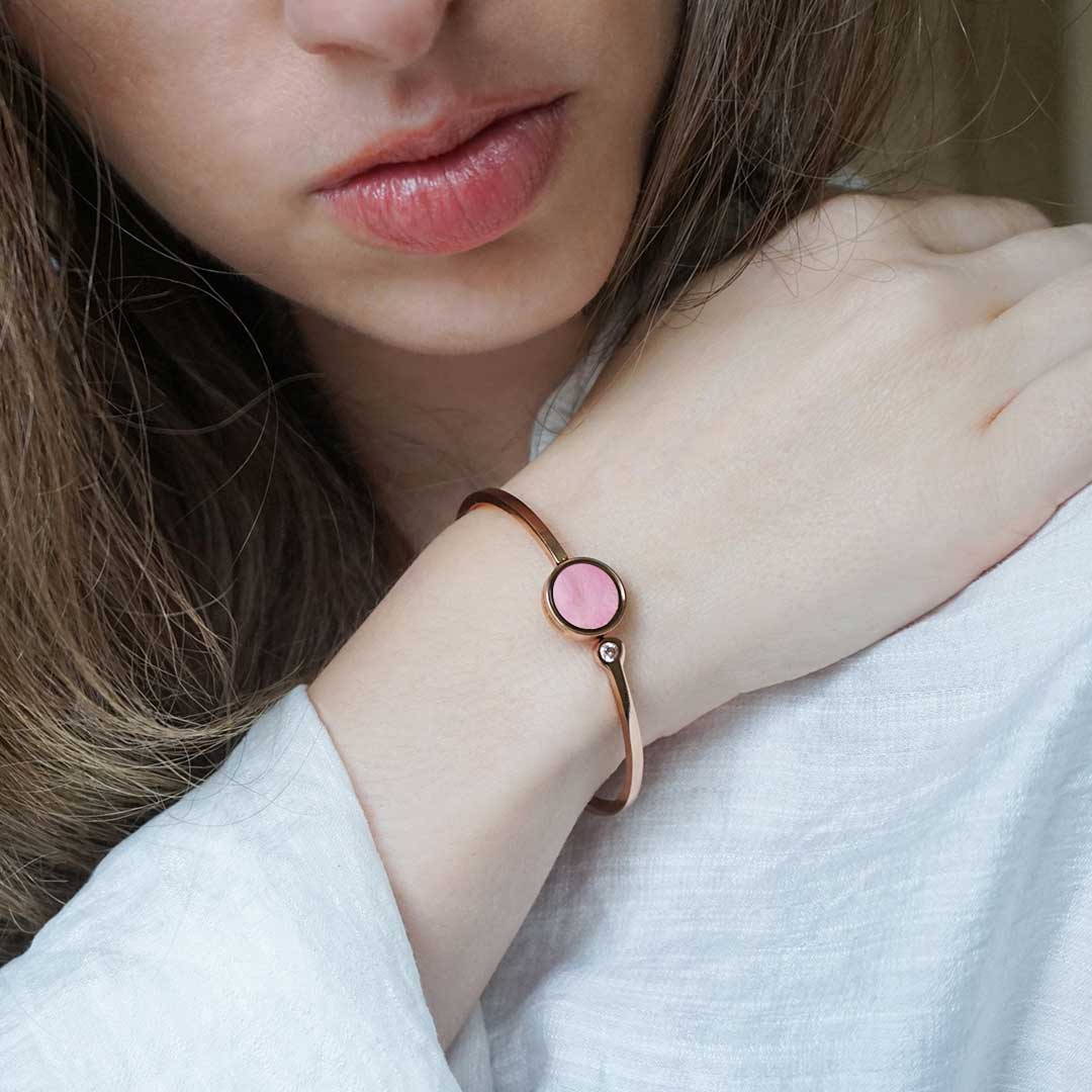 Australian Rhodonite Bracelet - Bracelets | Oli&J