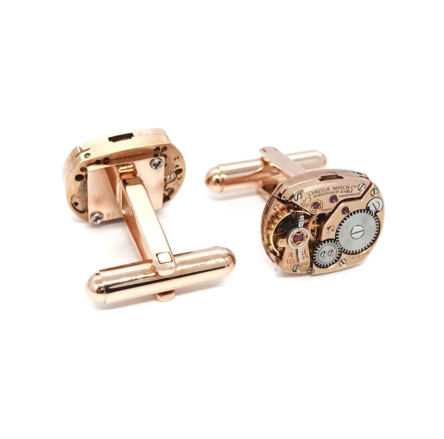 Omega - Oval Watch Parts Cufflinks