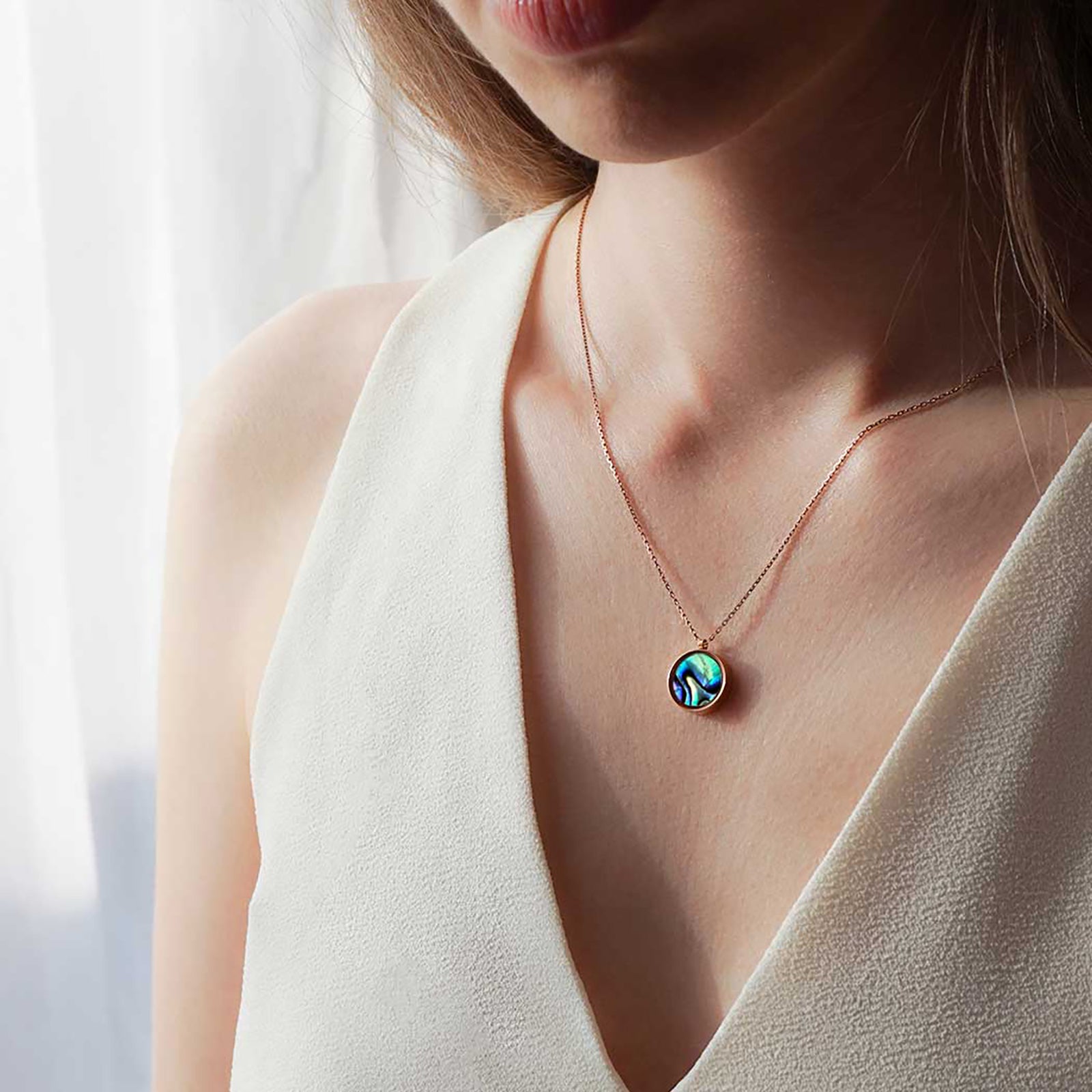 Abalone Shell necklace | NaturalCrystalDesign