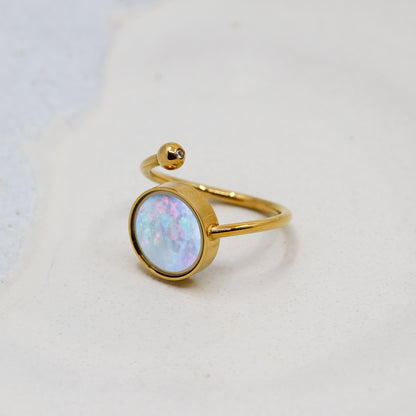Australian Opal Adjustable Ring