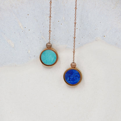 Lapis Lazuli & Amazonite Duo Necklace