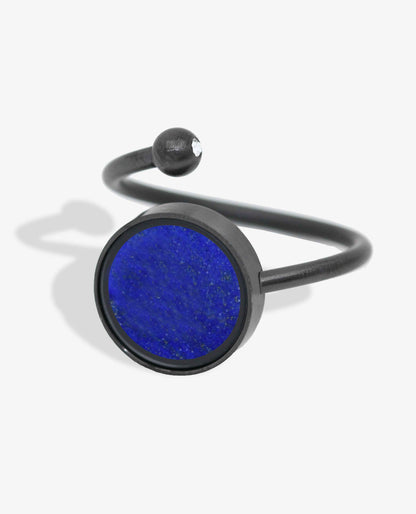 Bague ajustable en Lapis Lazuli