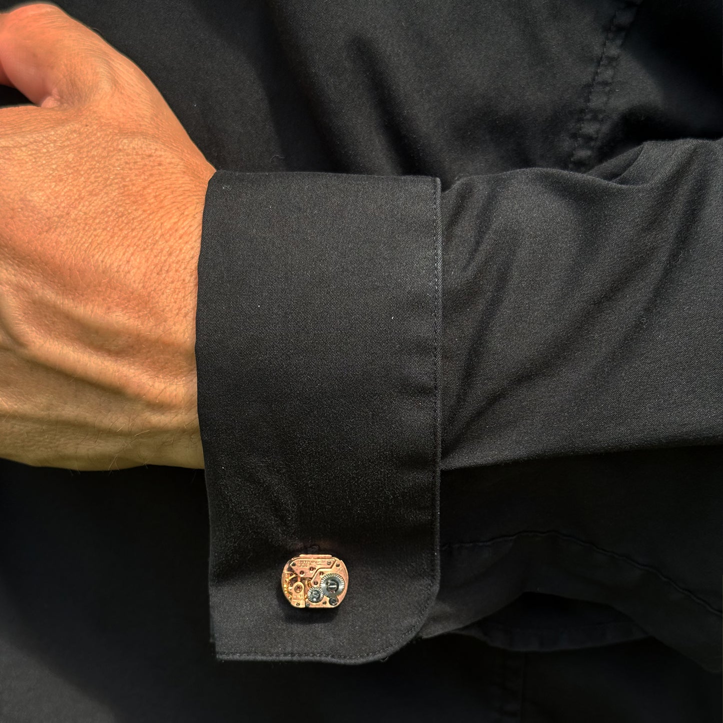 Omega - Oval Watch Parts Cufflinks