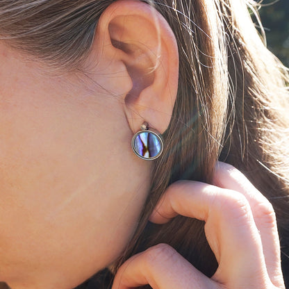 Australian Abalone Shell & Australian Beach Sand Earrings - | Oli&J
