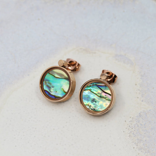 Australian Abalone Shell Earrings - Earrings | Oli&J
