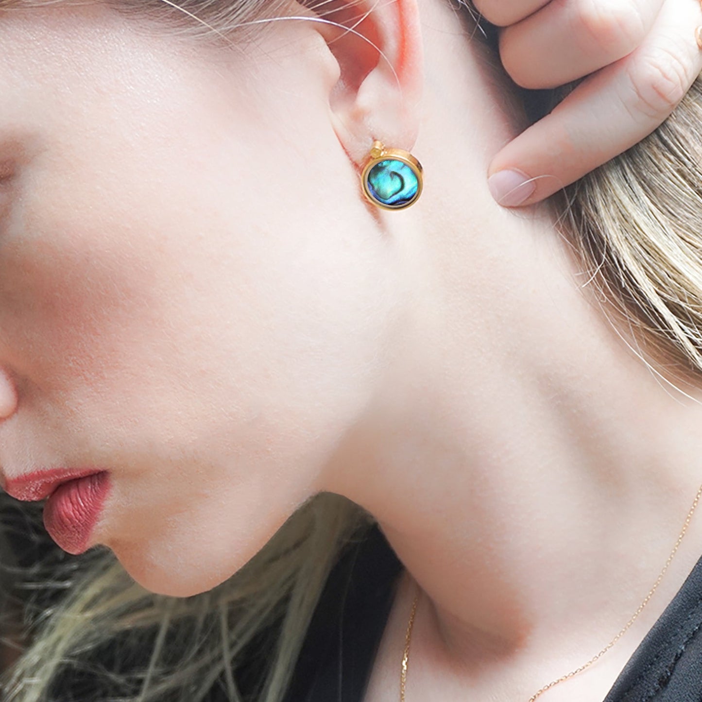 Australian Abalone Shell Earrings - Earrings | Oli&J