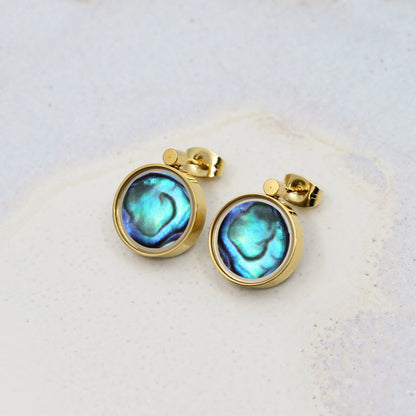 Australian Abalone Shell Earrings - Earrings | Oli&J