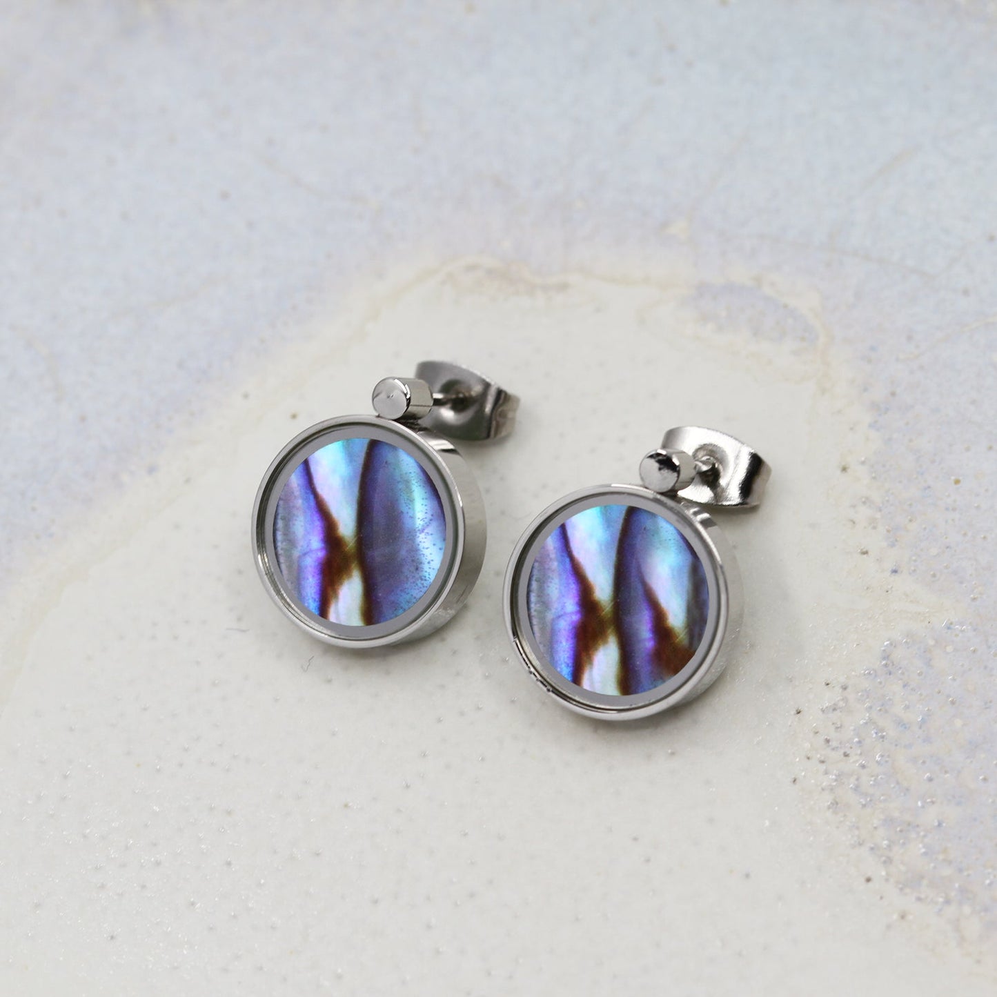 Australian Abalone Shell Earrings - Earrings | Oli&J