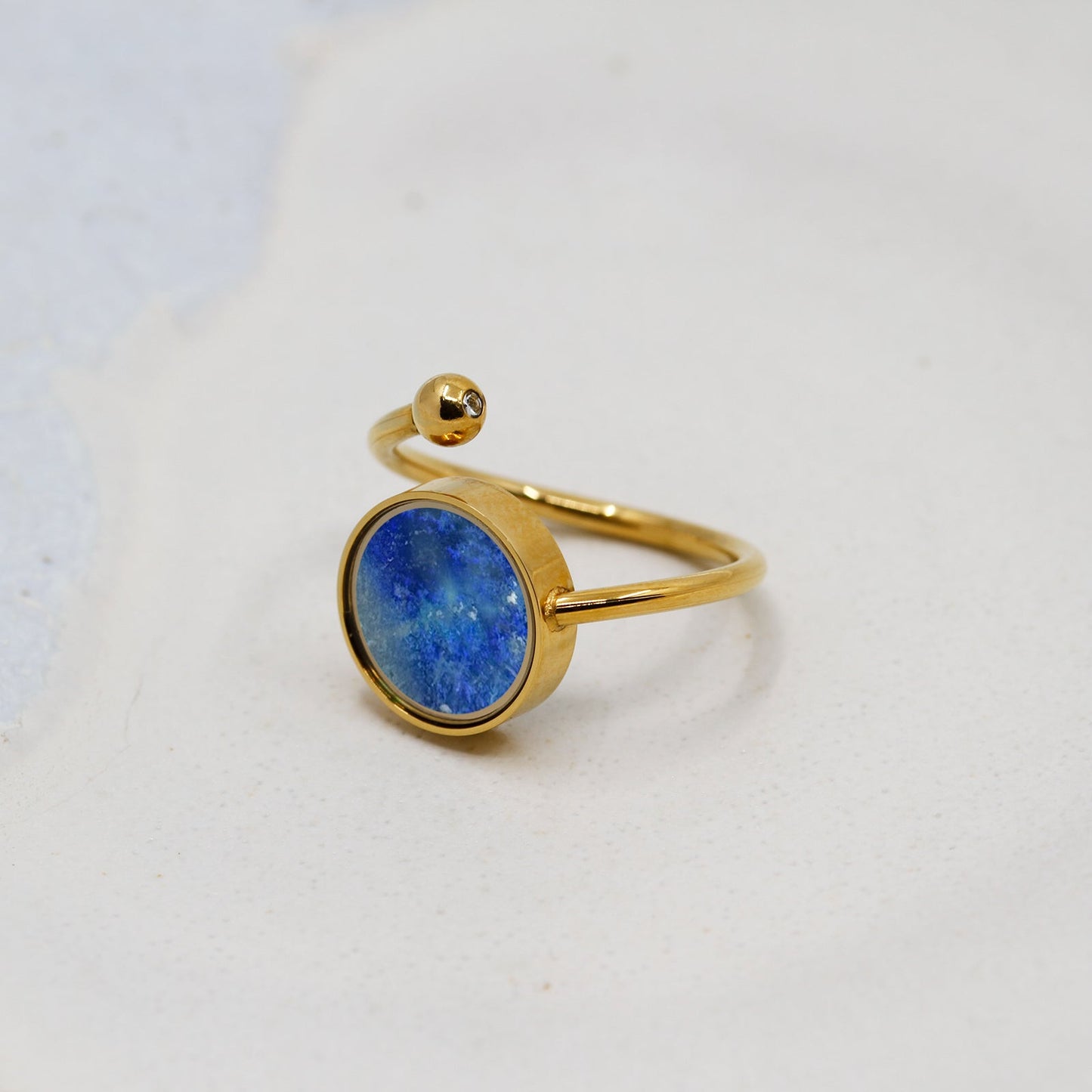 Australian Opal Adjustable Ring - Rings | Oli&J