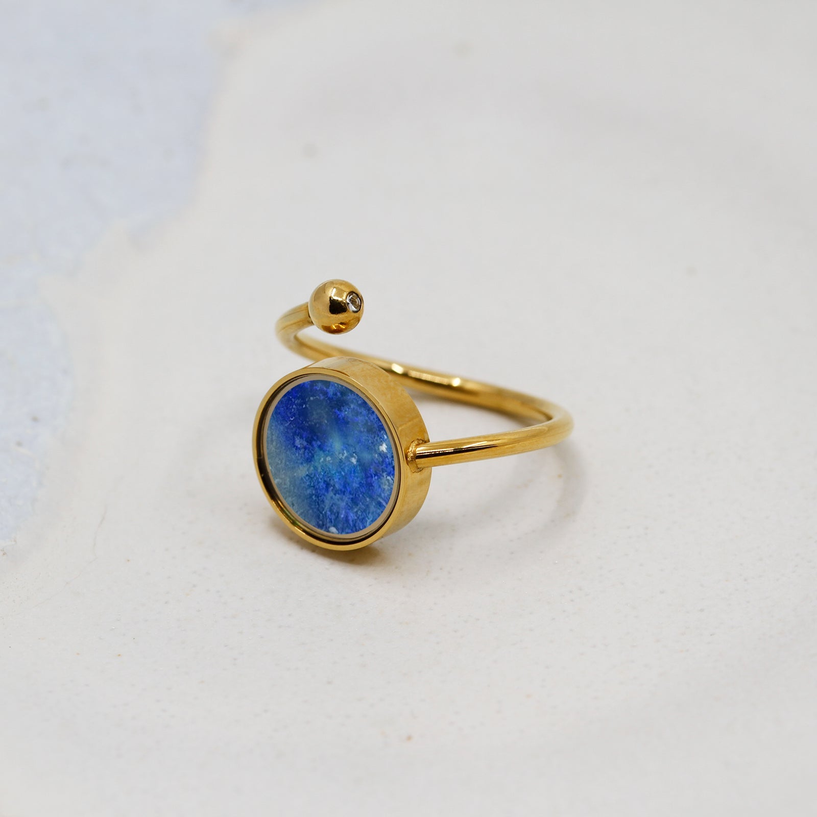 Australian Opal Adjustable Ring - Rings | Oli&J