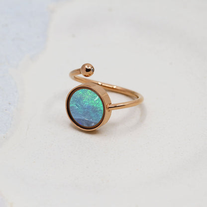 Australian Opal Adjustable Ring - Rings | Oli&J