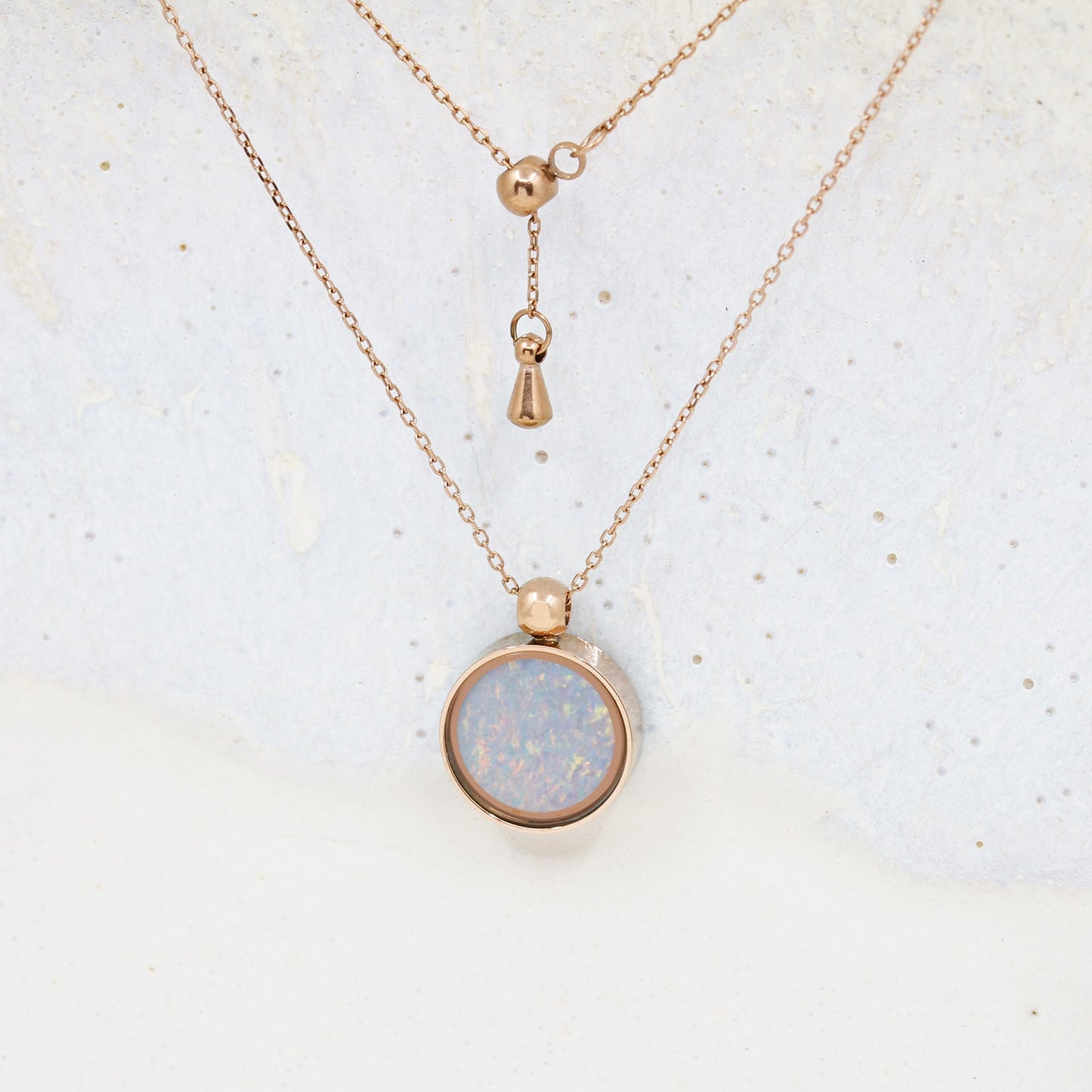 Australian Opal Necklace - Necklaces | Oli&J