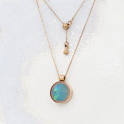 Australian Opal Necklace - Necklaces | Oli&J