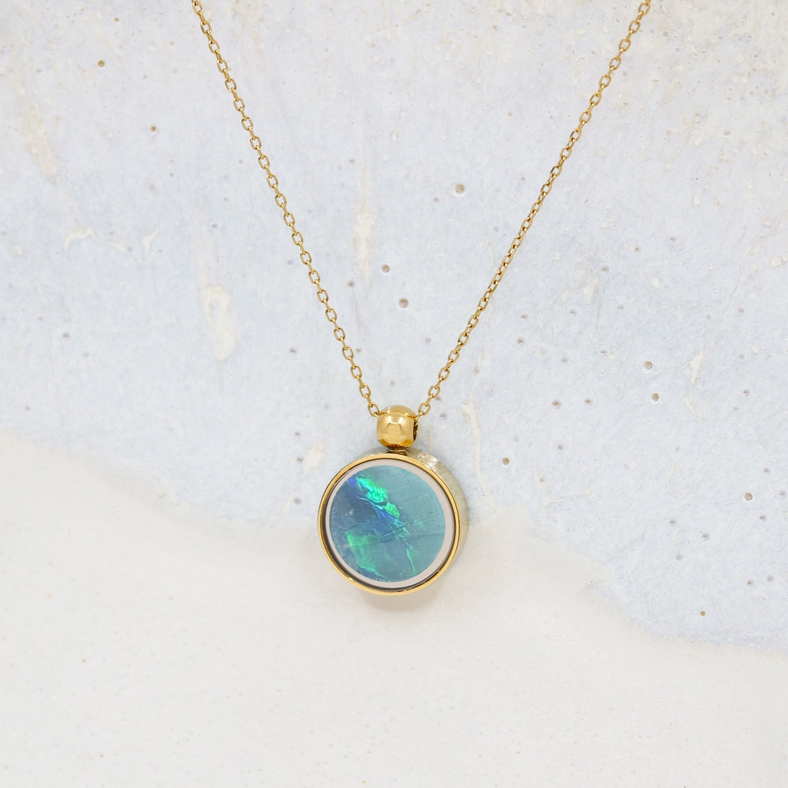 Australian Opal Necklace - Necklaces | Oli&J