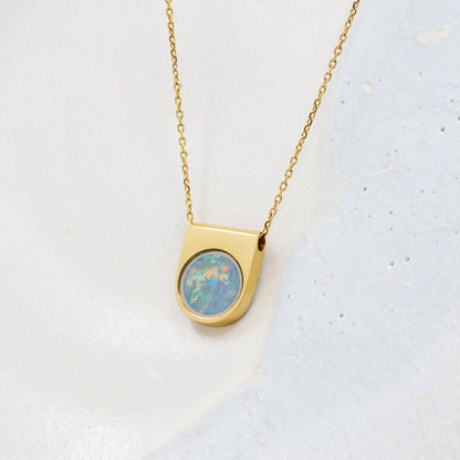 Australian Opal Necklace | OJ Collection - Necklaces | Oli&J
