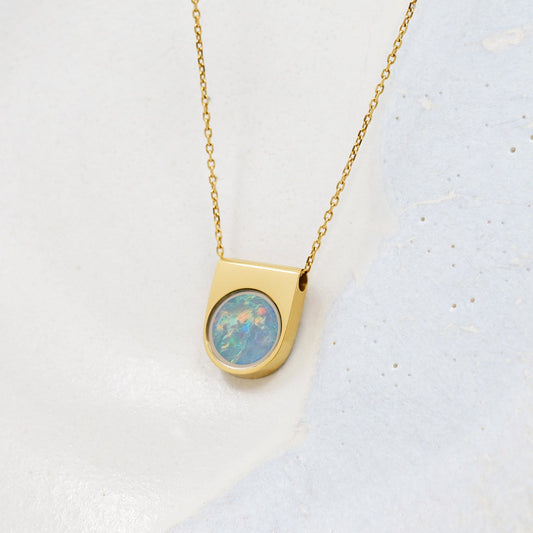 Australian Opal Necklace | OJ Collection - Necklaces | Oli&J