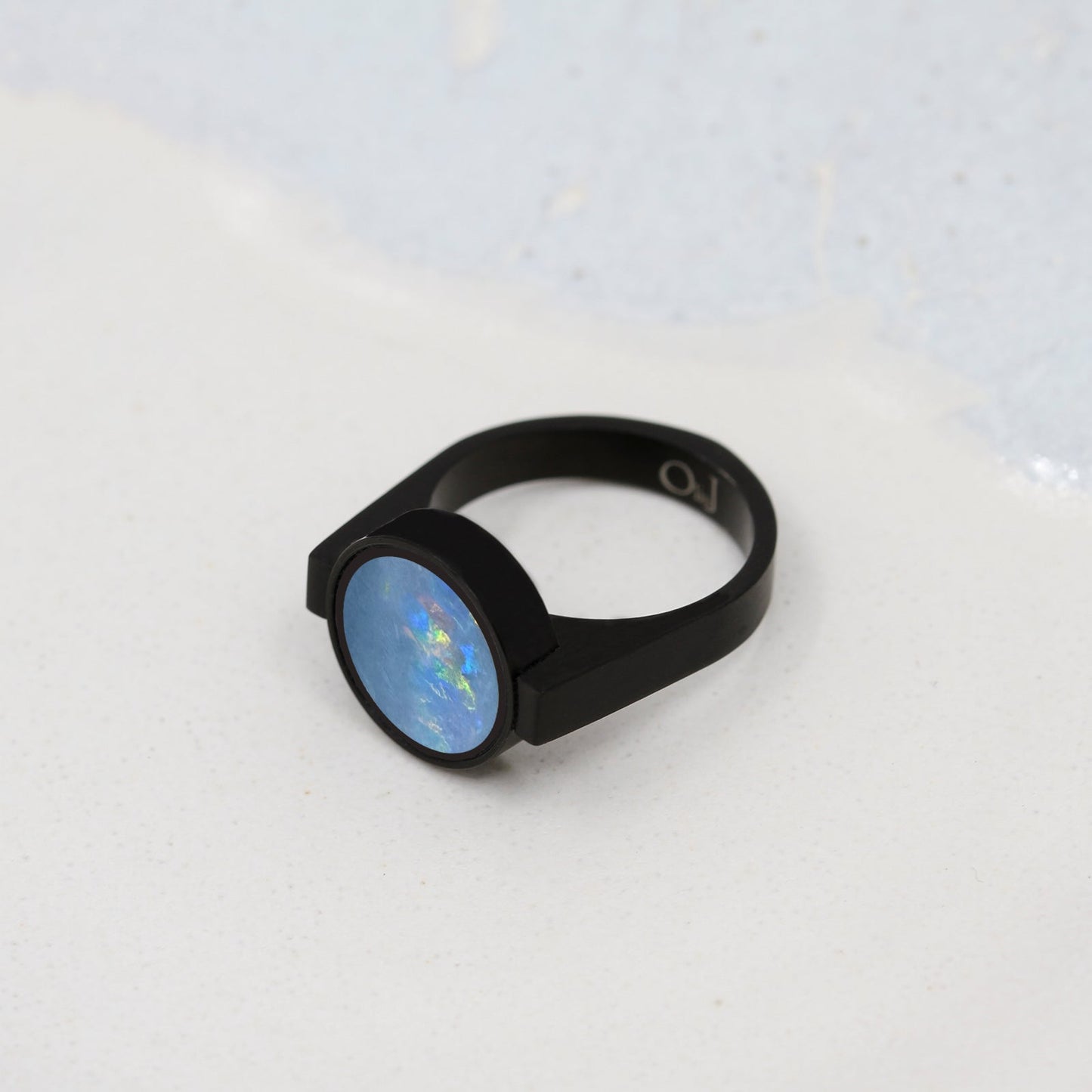 Australian Opal Unisex Ring - Unisex Rings | Oli&J