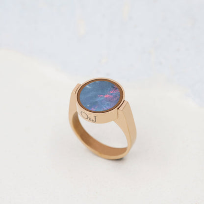 Australian Opal Unisex Ring - Unisex Rings | Oli&J