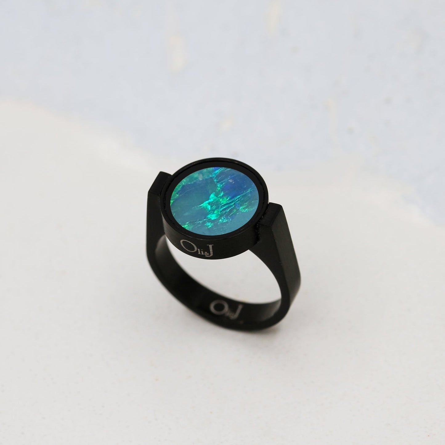 Australian Opal Unisex Ring - Unisex Rings | Oli&J