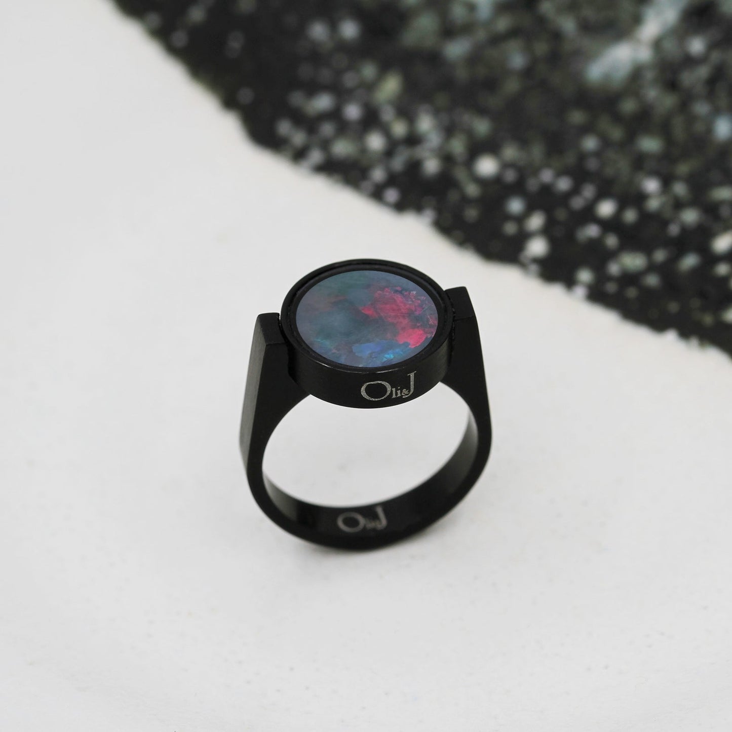 Australian Opal Unisex Ring - Unisex Rings | Oli&J