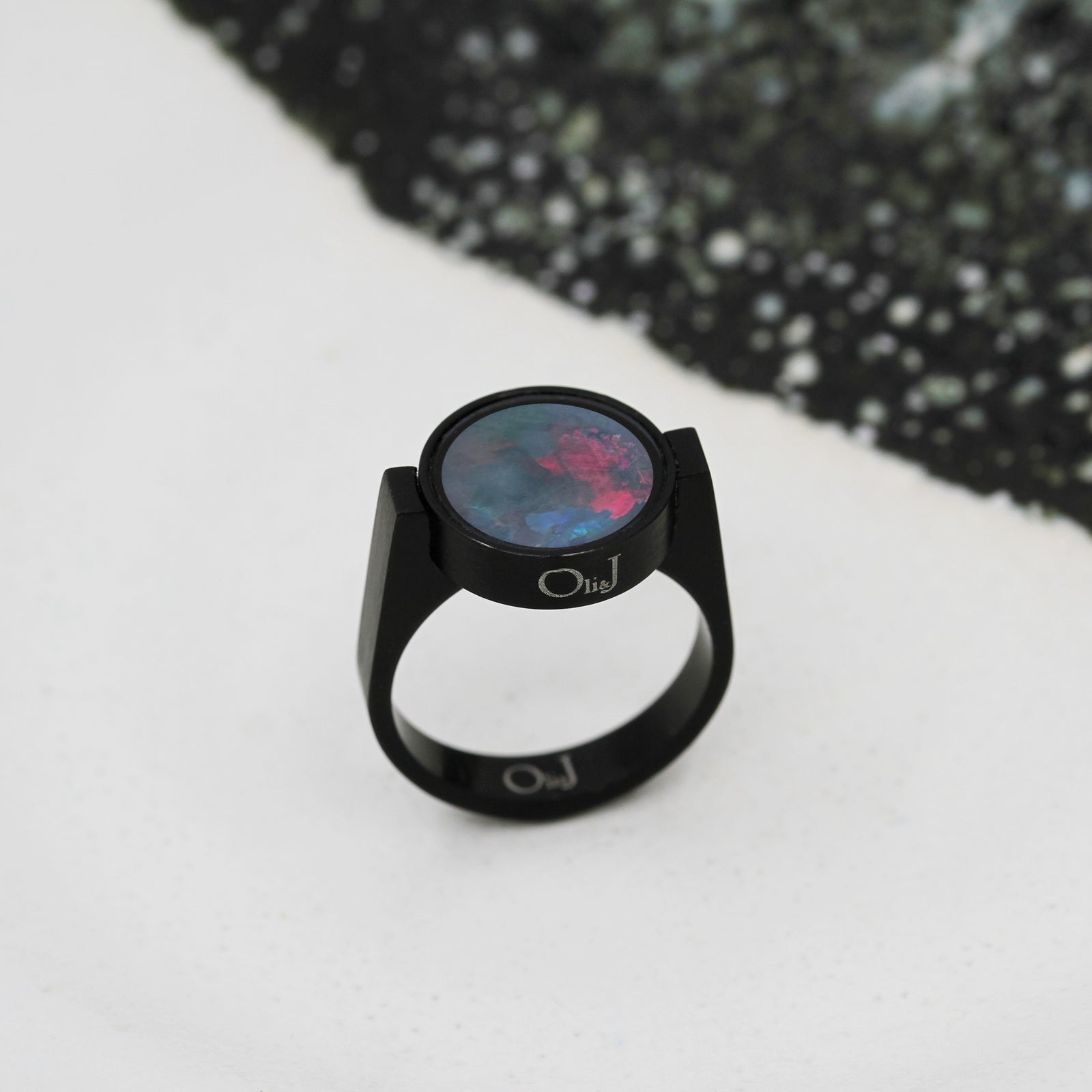 Australian Opal Unisex Ring - Unisex Rings | Oli&J