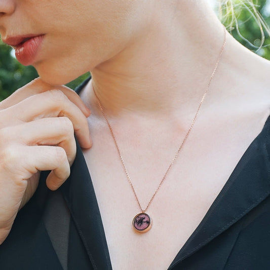 Australian Rhodonite Necklace - Necklaces | Oli&J