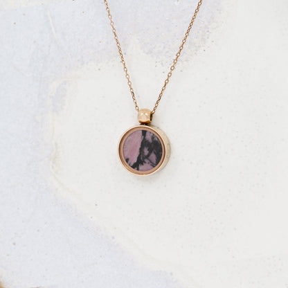 Australian Rhodonite Necklace - Necklaces | Oli&J