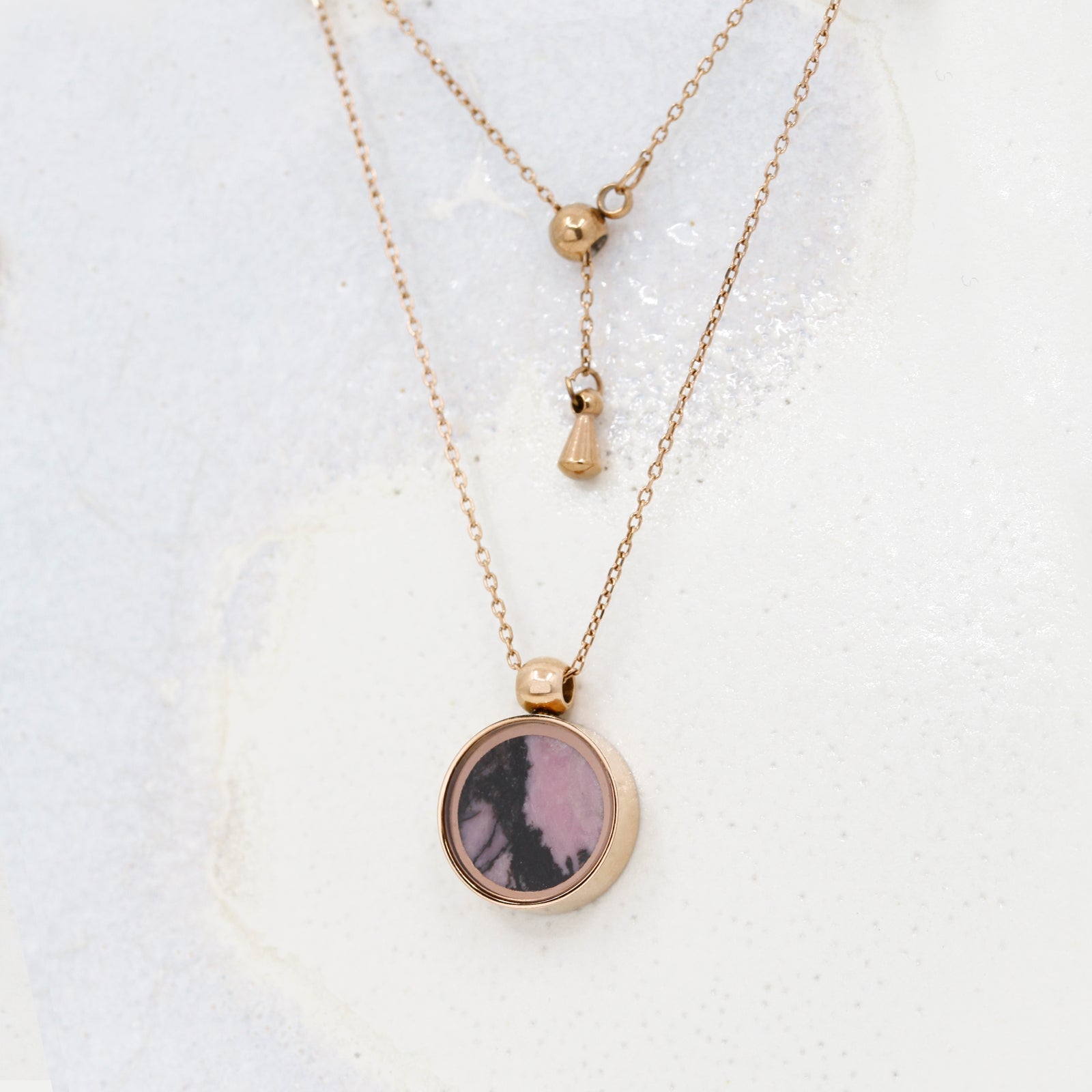 Australian Rhodonite Necklace - Necklaces | Oli&J