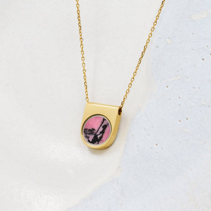 Australian Rhodonite Necklace | OJ Collection - Necklaces | Oli&J