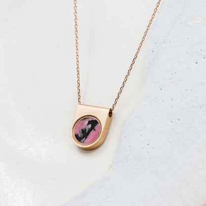 Australian Rhodonite Necklace | OJ Collection - Necklaces | Oli&J