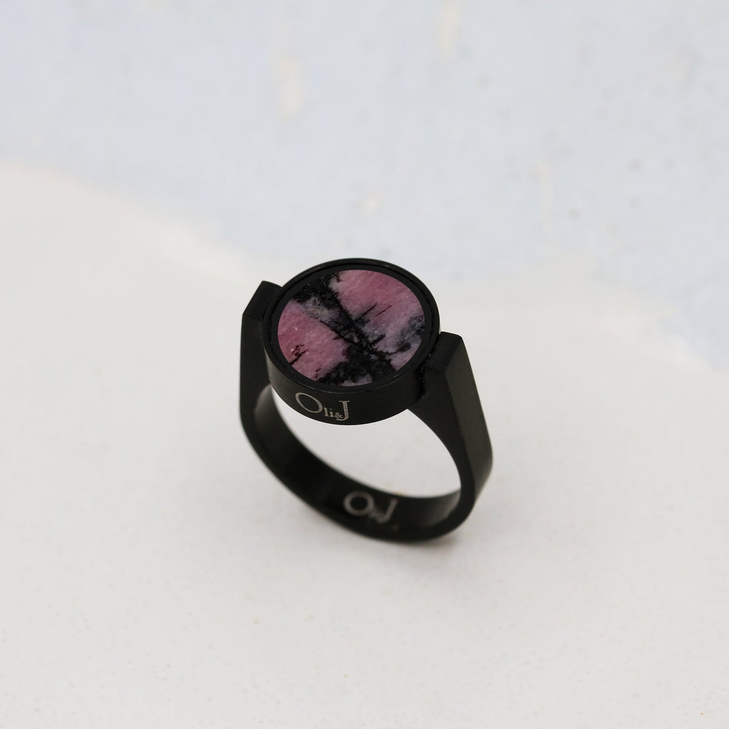 Australian Rhodonite Unisex Ring - Unisex Rings | Oli&J
