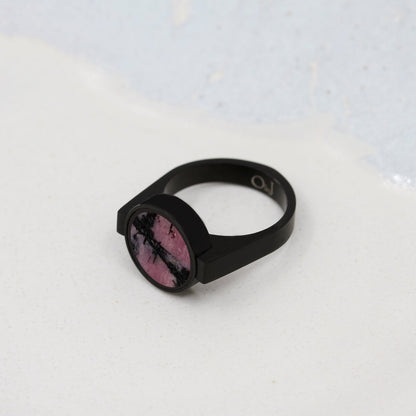 Australian Rhodonite Unisex Ring - Unisex Rings | Oli&J