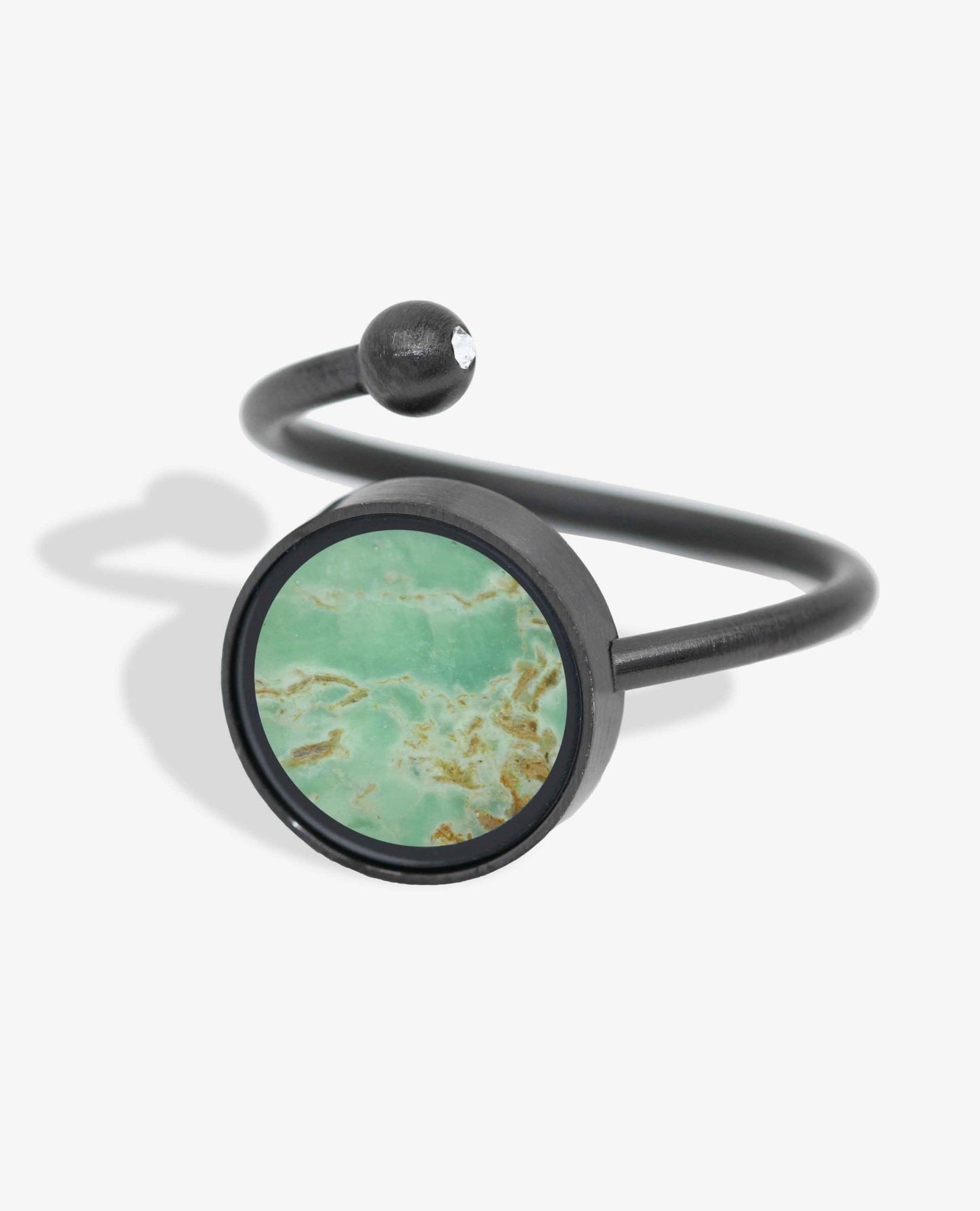 Australian Variscite Adjustable Ring - Rings | Oli&J