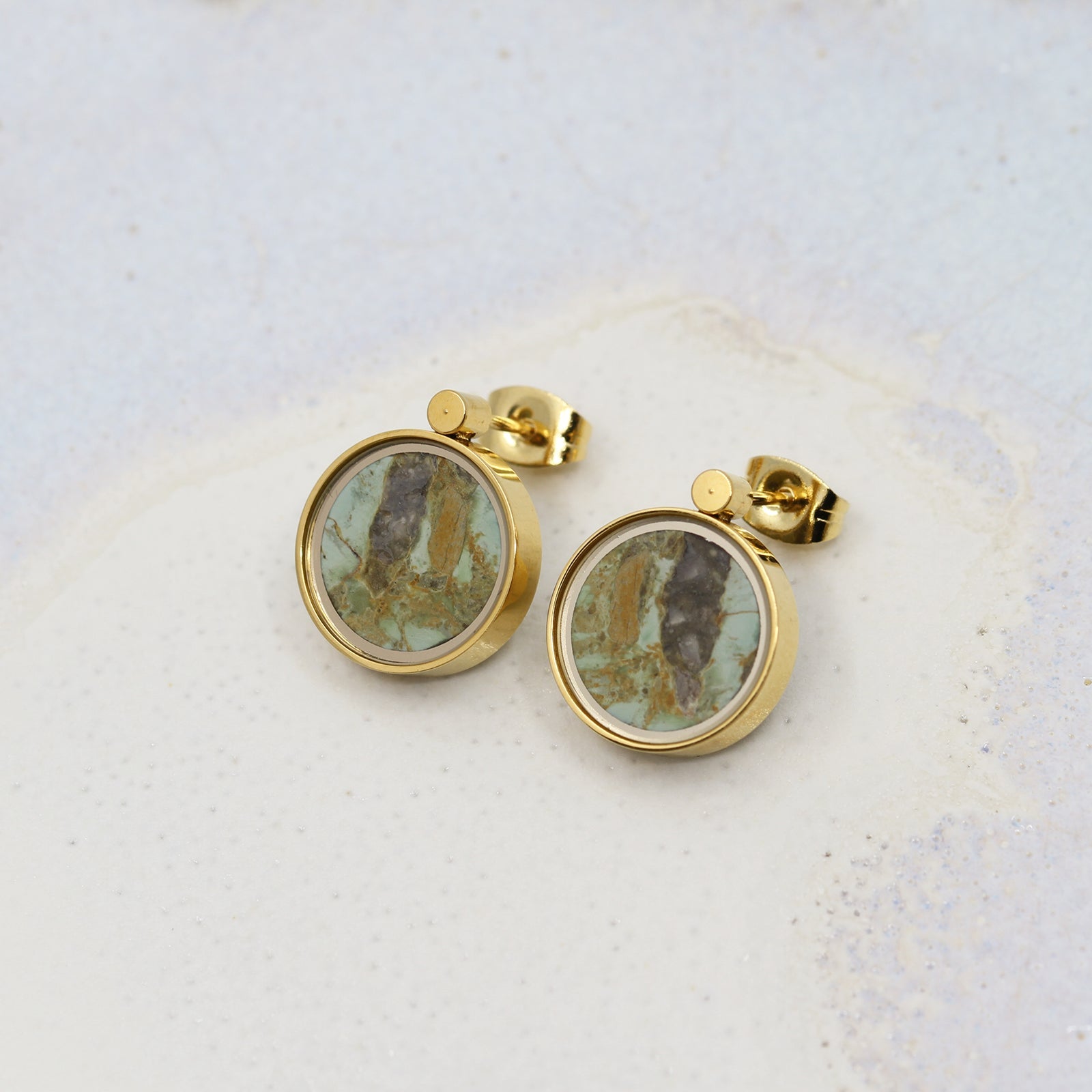 Australian Variscite Earrings - Earrings | Oli&J