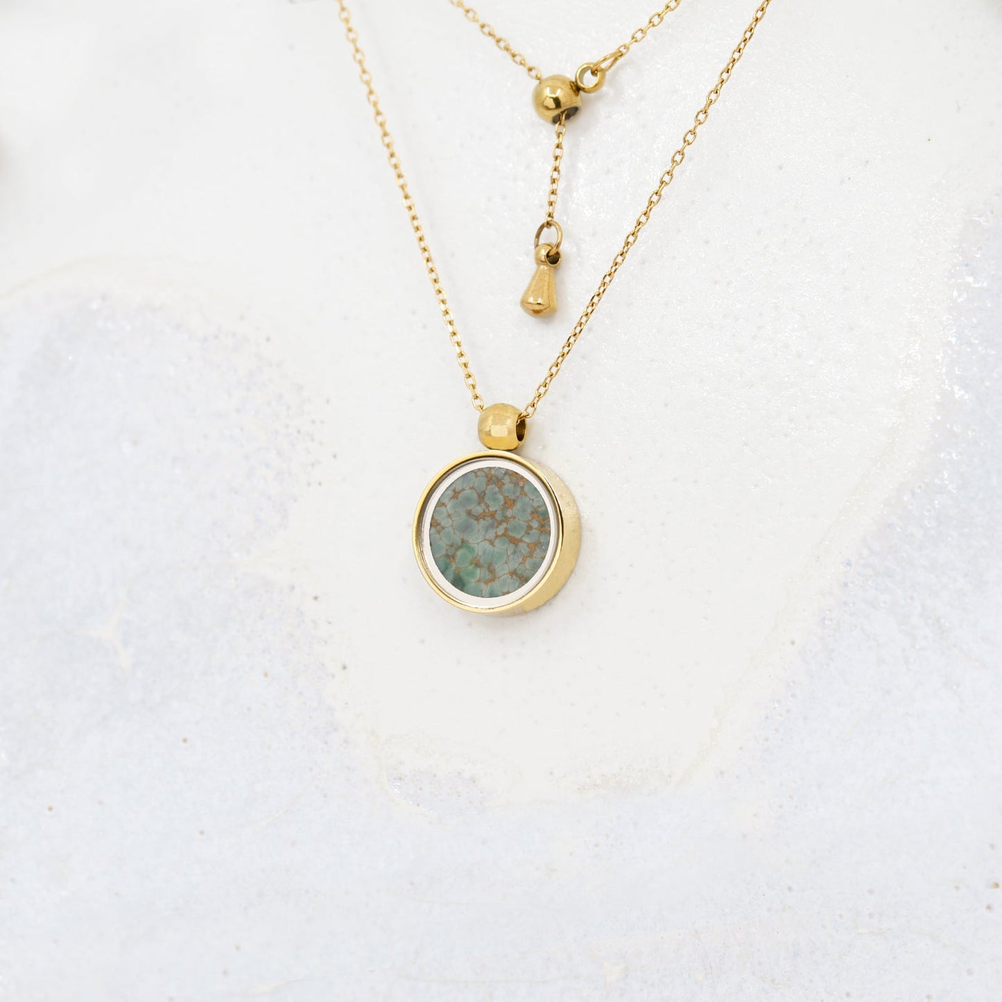 Australian Variscite Necklace - Necklaces | Oli&J