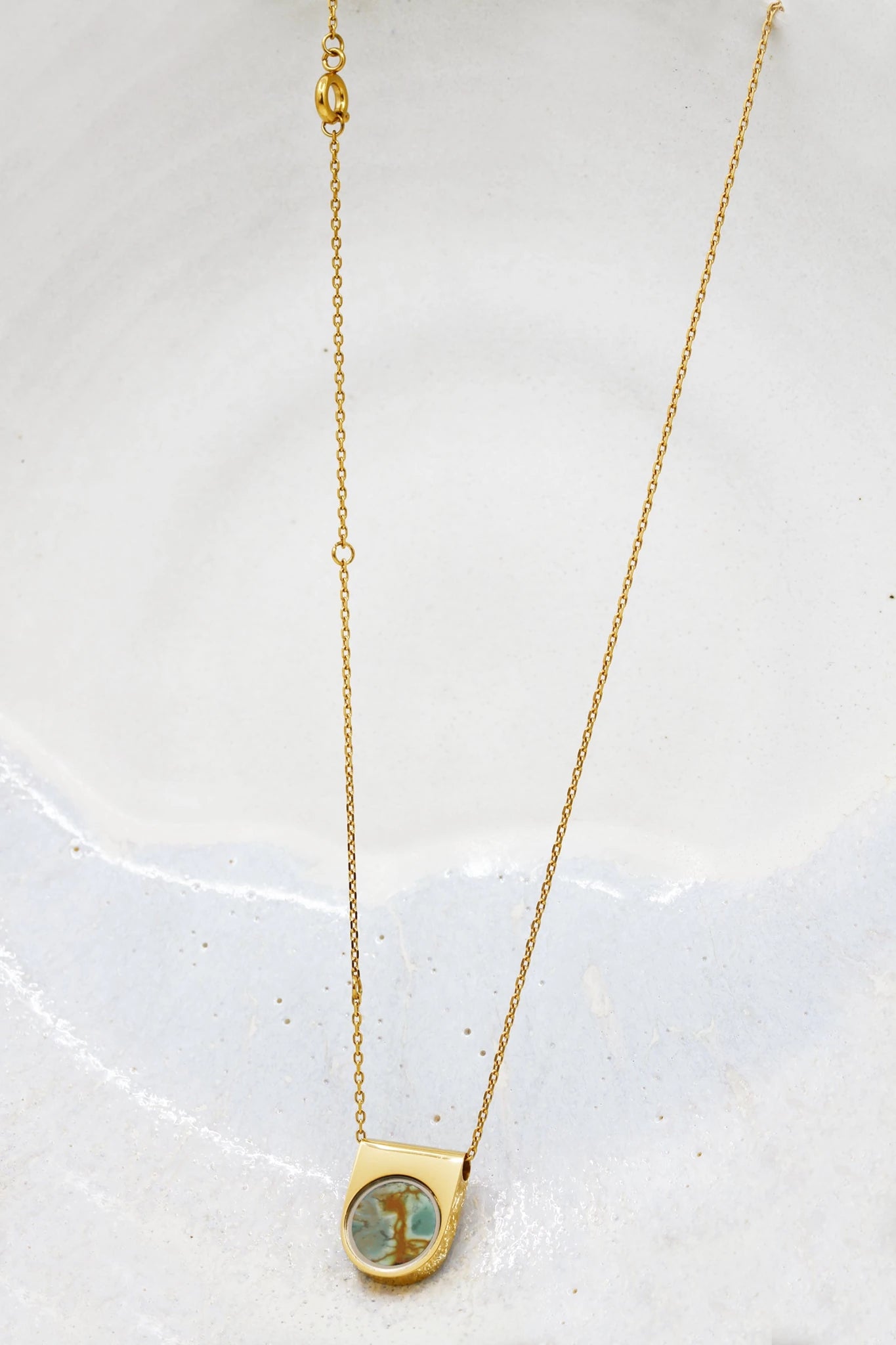 Australian Variscite Necklace | OJ Collection - Necklaces | Oli&J