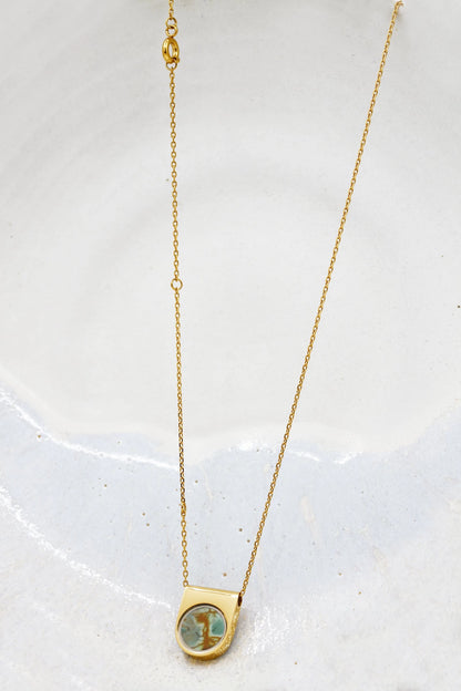 Australian Variscite Necklace | OJ Collection - Necklaces | Oli&J
