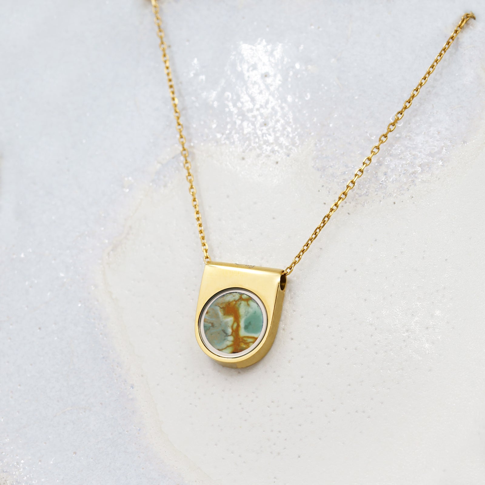 Australian Variscite Necklace | OJ Collection - Necklaces | Oli&J