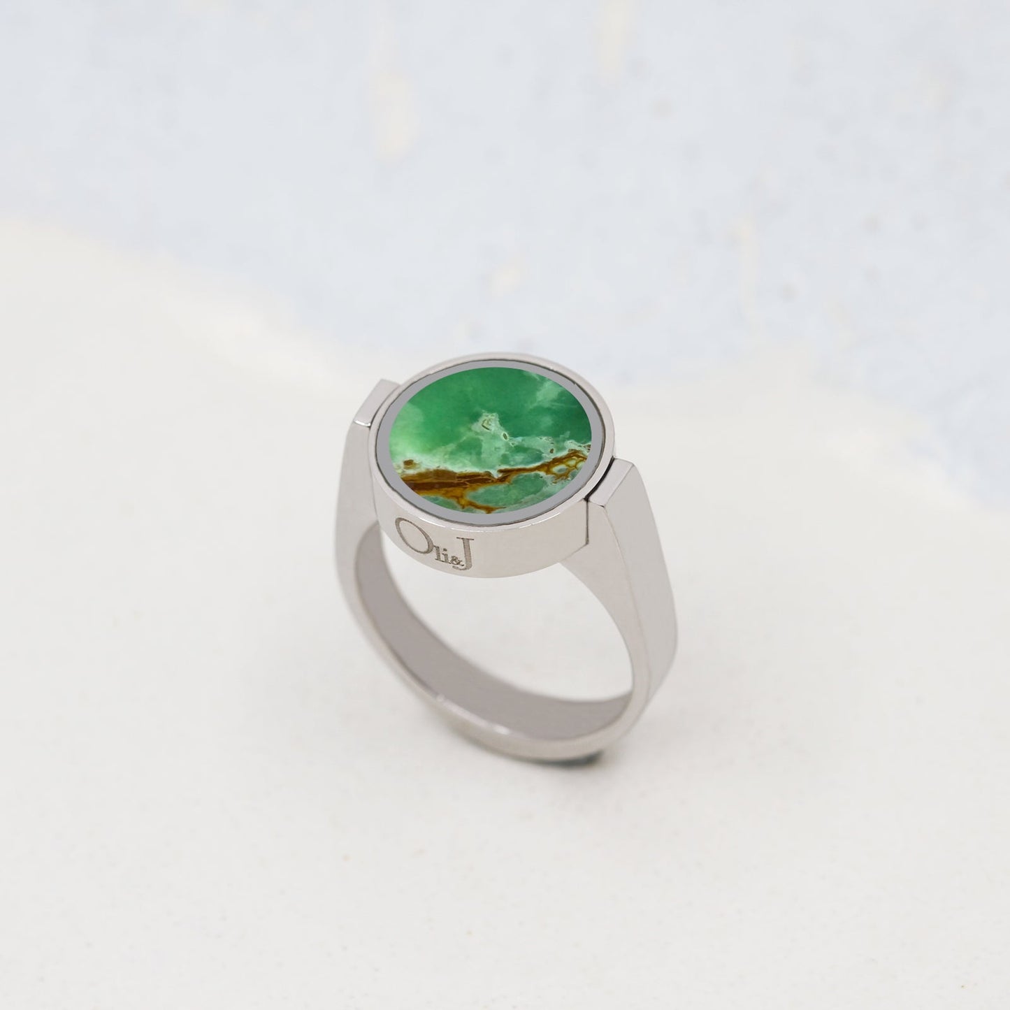 Australian Variscite Unisex Ring - Unisex Rings | Oli&J