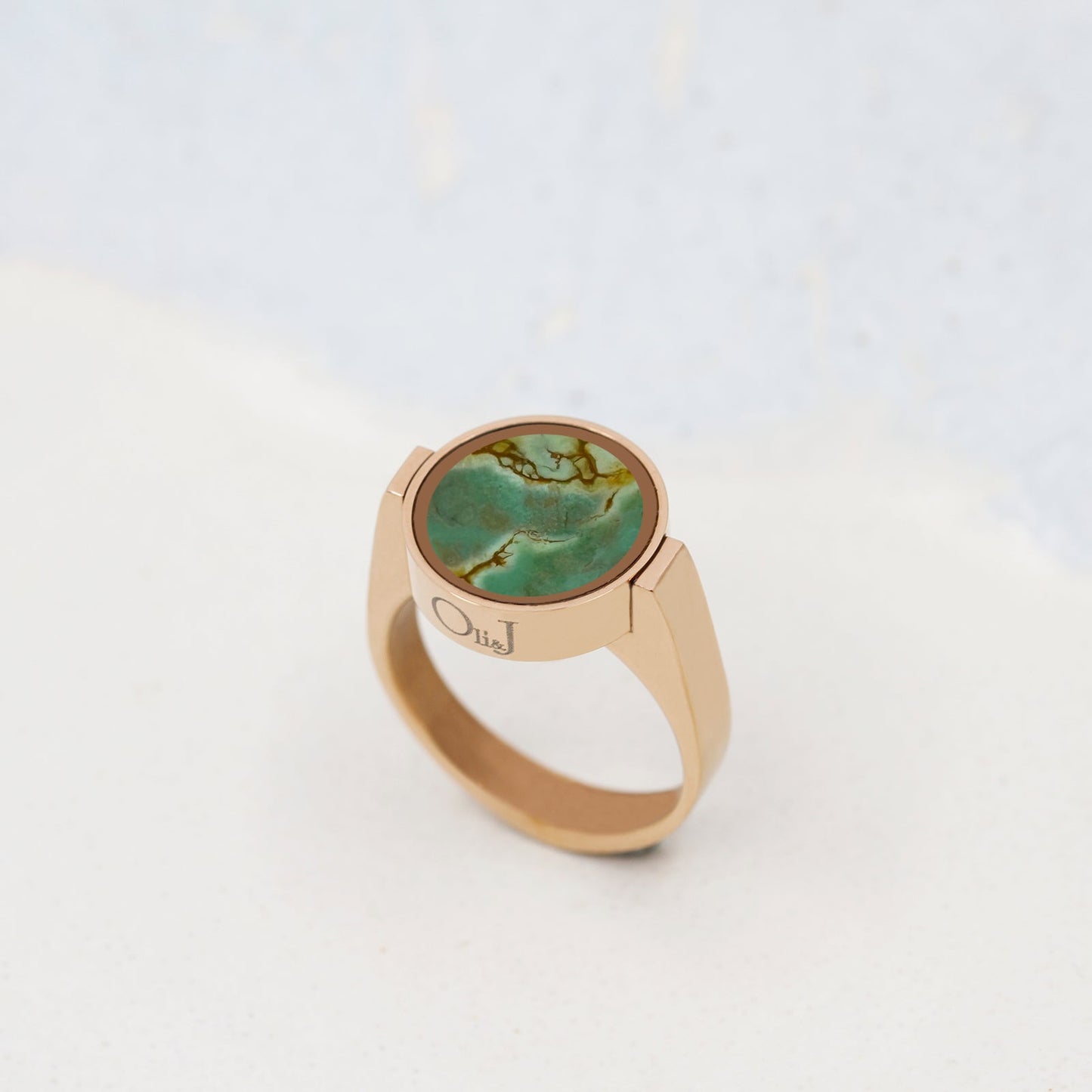 Australian Variscite Unisex Ring - Unisex Rings | Oli&J
